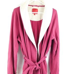 Pink Victoria Secret Bathrobe w/Sherpa Collar